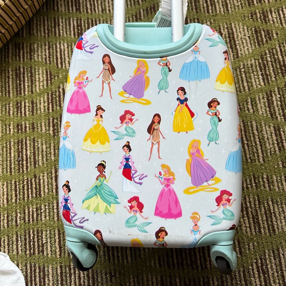 Princess pottery barn luggage